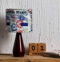 THE TRAVELLER , WOODEN BASE TABLE LAMP -SKD001T