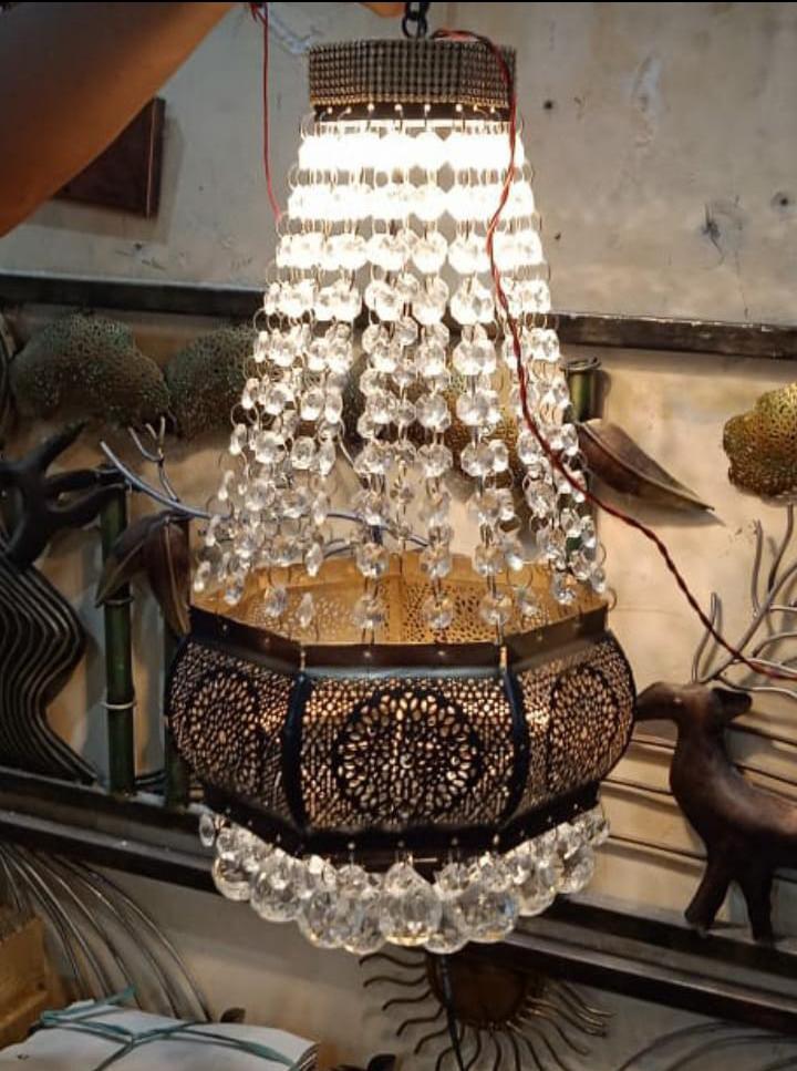 BEAUTIFUL HAND MADE CRYSTAL JUMAR /CHANDLIER-RAJABJ001