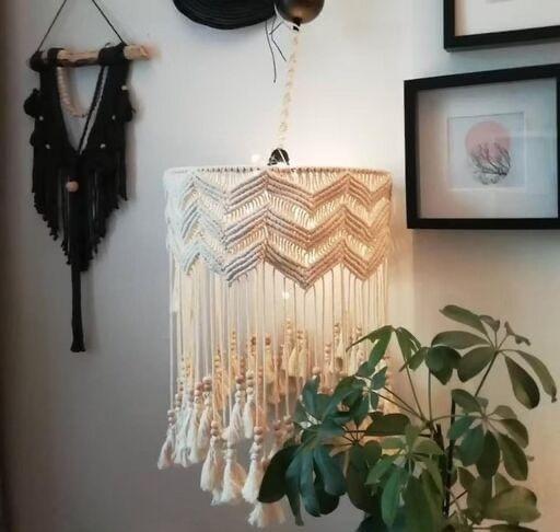 Gorgeous Macrame Chandelier / Pendant Light-JC001ML
