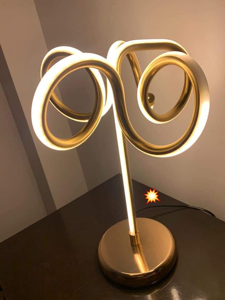 Elegant Modern Spiral LED  Table   Lamp -TREND001STL