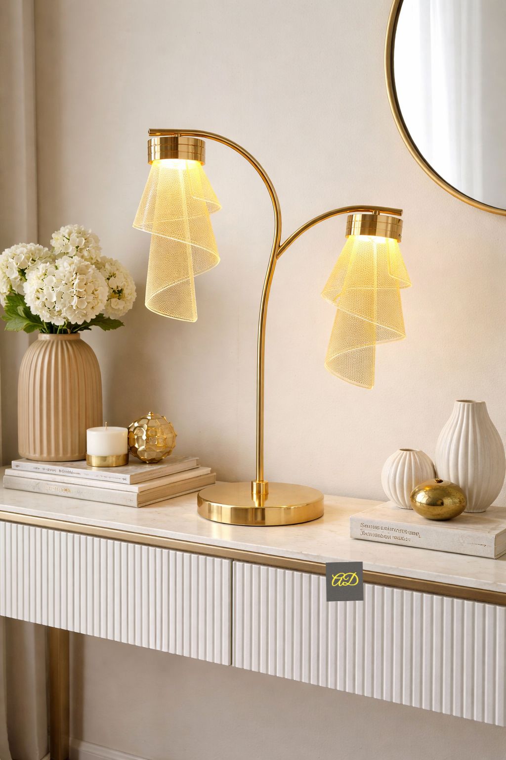 LED Crystal Table Decorative Night Light Lamp-AKSH001TL
